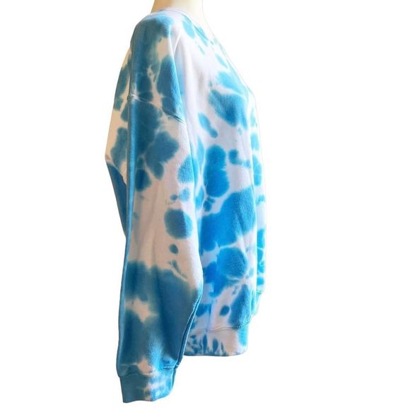 Handmade Stay Wild Moon Child Ice Dyed Sweatshirt, Unisex Sz XL - Picture 6 of 7